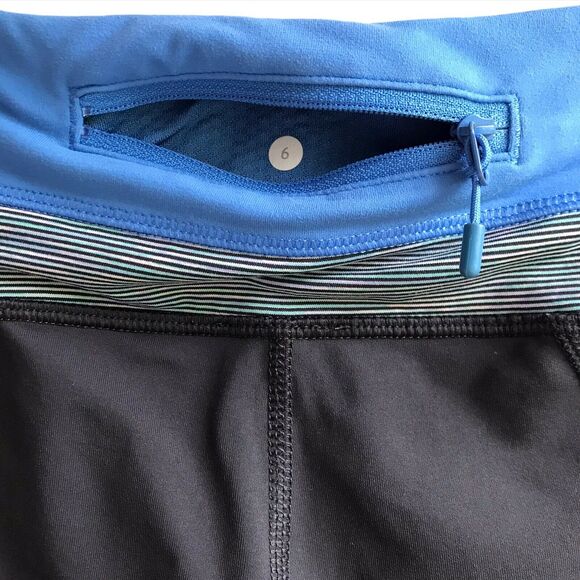 Lululemon Run Inspire Crops Size 6 Mesh Wee Are From Space Luxtreme Leggings - Picture 7 of 12